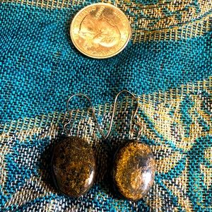 Brown jasper earrings